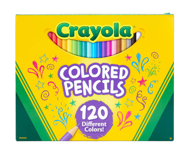 Crayola 68-8020 120 Count Colored Pencils