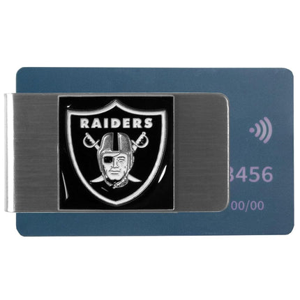 Siskiyou Sports NFL Oakland Raiders Steel Money Clip