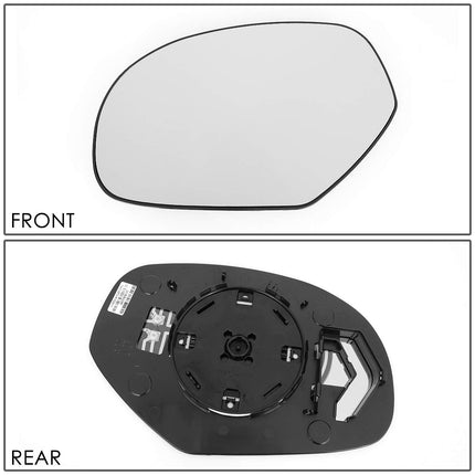 DNA MOTORING SMP-061-L Factory OE Style Left/Driver Side Door Rear View Mirror Glass Lens w/Heater [Compatible with 07-14 Escalade / 07-13 Avalanche / 07-13 Silverado / 07-14 Suburban]