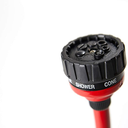 Orbit 58995 Pro Flo 7-Pattern 14” Watering Wand with Thumb Control, Red, Black, 14 Inch