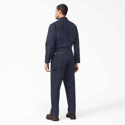 Dickies - Monos de manga larga de lujo para hombre, color azul marino oscuro, talla grande y alta