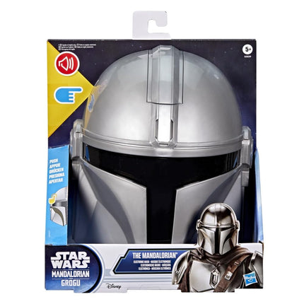 Star Wars The Mandalorian Electronic Mask with Phrases & Sound Effects, Costume for Children, Toys for Boys & Girls Ages 5+