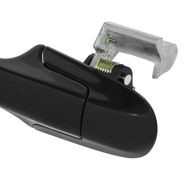 DNA MOTORING Rear Left Outer Door Handle Compatible with 03-07 Honda Accord Sedan, Black, OEM-DHO-01087