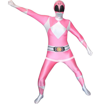 Morphsuits Men's Power Rangers Adult Sized Costume, Pink, M UK