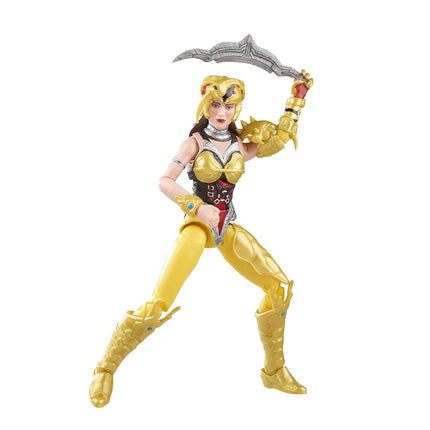 Power Rangers - Lightning Collection - Mighty Morphin 6" Yellow Ranger Aisha Vs Scorpina - Premium Collectible Action Figures with Accessories - Toys for Kids - Boys and Girls - F2046 - Ages 4+