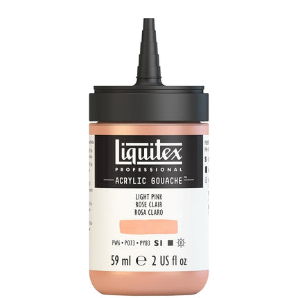Liquitex Gouache Acrylique Professionnelle Flacon de 59 ml, Rose Portrait Clair
