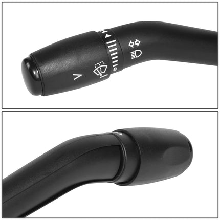 DNA MOTORING OEM-SW-0017 Interruptor de combinación compatible con 1997-2004 E150 E250 E350, atenuación alta/baja, intermitente, luces de emergencia, limpiaparabrisas, lavaparabrisas