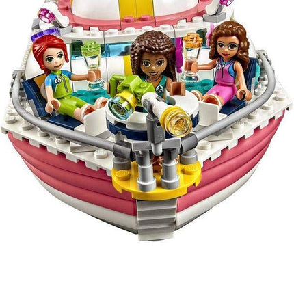 LEGO Friends Rescue Mission Boat 41381 Boat Building Kit with Mini Dolls and Toy Sea Creatures includes Narwhal Figure, Treasure Chest and more for Creative Play (908 Pieces)