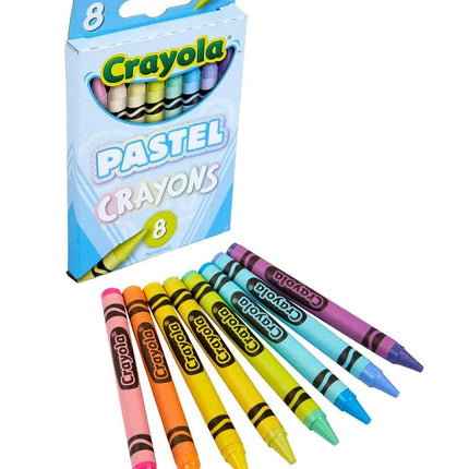 Crayola Pastel Crayons, 8 Count