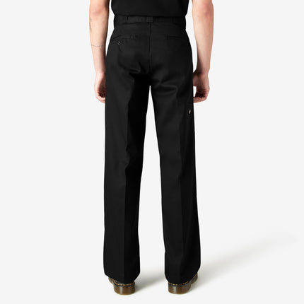 Dickies Men's Loose Fit Double Knee Work Pants, Black, 54W x 32L