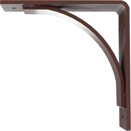 Ekena Millwork BKTM03X08X08MOHRE Steel Bracket Morris, 3"W x 8"D x 8"H, Hammered Bright Red