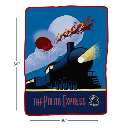 Manta para adulto coleccionable Franco, El Expreso Polar, 46" x 60"