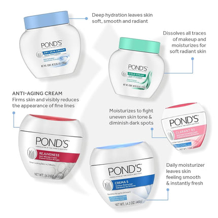 Pond's Clarant B3 Anti-Dark Spot Correcting Cream Normal To Oily Skin 7oz (Pack of 2)