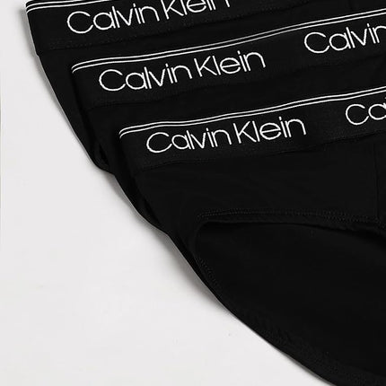 Calvin Klein Men 3 Pack Micro Stretch Wicking Hip Brief NB2568 - - Medium