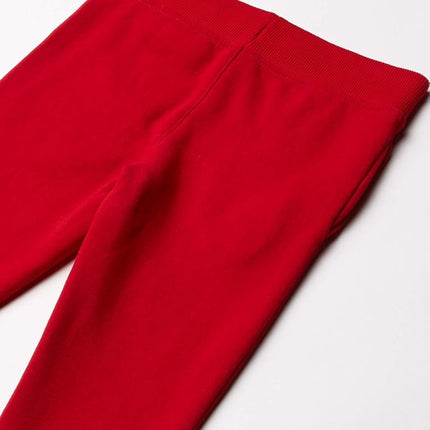 Nautica Boys' Basic Fleece Jogger Sweatpants, Elastic Waistband with Drawstring Closure, Super Soft Cotton-Blend, Red, 18-20