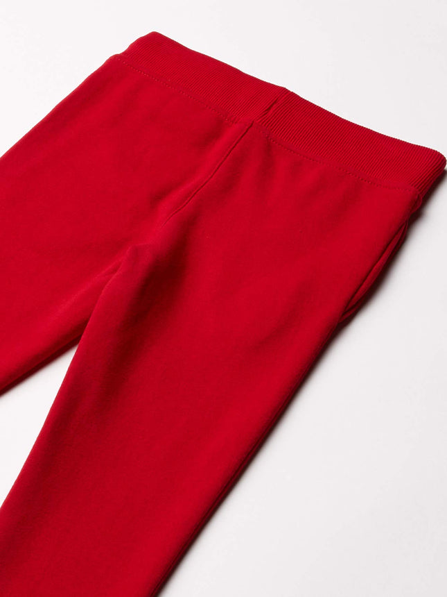 Nautica Boys' Basic Fleece Jogger Sweatpants, Elastic Waistband with Drawstring Closure, Super Soft Cotton-Blend, Red, 18-20