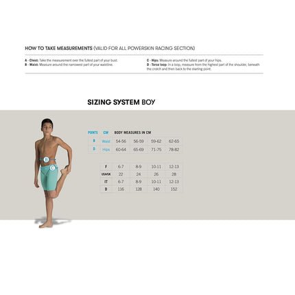 ARENA Short de bain Racing Jammer Powerskin ST Next garçon