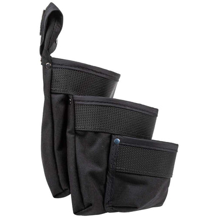 Klein Tools 5700 Tool Pouch, PowerLine Series Utility Pouch Fits Tool Belts up to 2.5-Inch, Strong Rivet Reinforced Stitching, 9-Pocket
