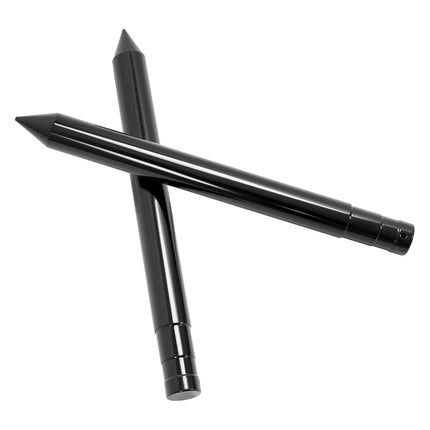 ALMULOO Stabilisateur de pique à balle de foin 17 pouces pour plaque de montage de chargeur compact, tracteurs, chargeurs, fourches à balles de foin, accessoire à pointe, revêtement en poudre 3000 LBS, noir