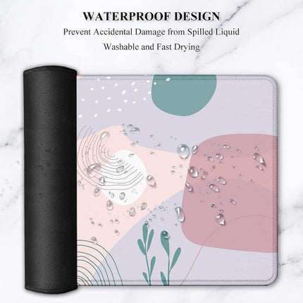 Large Mouse Pad with Wrist Rest, 4-in-1 Wrist Rest for Keyboard and Mouse