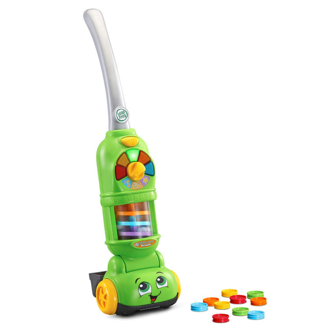 LeapFrog Green Pretend Play Vacuum Cleaner Toy for