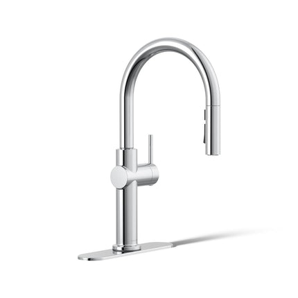 Kohler 22972-CP Crue Pull Down Kitchen Faucet, Mul