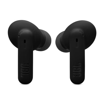 JBL Vibe Beam 2 - Auriculares inalámbricos con cancelación de ruido y Pure Bass, tecnología Smart Ambient, 4 micrófonos para llamadas nítidas, hasta 40 horas de reproducción, resistencia al polvo y al agua IP54 (negro)