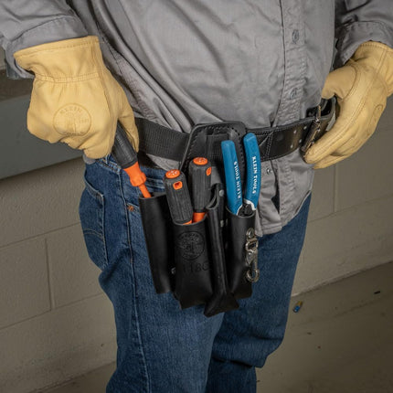 Klein Tools 85073INS Insulated Screwdriver Set, Features 1000V Phillips, Slotted and Square Tips, Cushion Grip Handles, 3-Piece