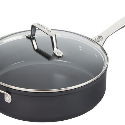 Le Creuset Essential Non-Stick Ceramic Saut� Pan with Glass Lid, 4 � qt.