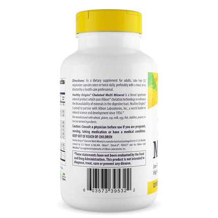 Healthy Origins Chelated Multi Mineral (featuring Albion Minerals), 120 Veggie Caps