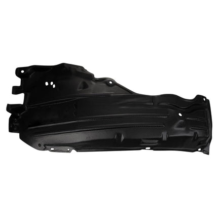 TRQ Front Right Rearward Inner Fender Liner Black 