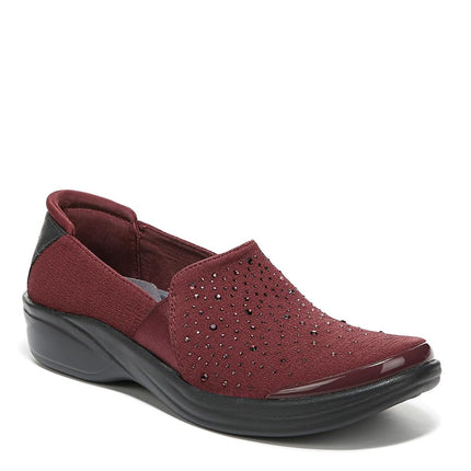 BZees Women's Poppyseed Slip-on Loafer, Windsor Red, 8
