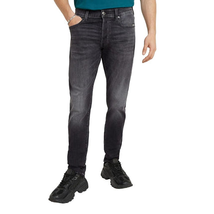G-STAR Men's 3301 Slim Jeans, Black (Faded Black M