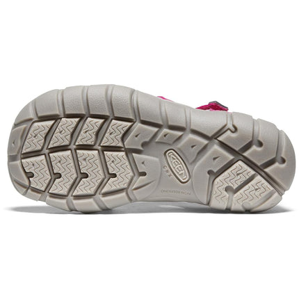KEEN Unisex-Child Seacamp 2 CNX Closed Toe Sandals, Very Berry/Dawn Pink, 7