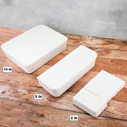 Primal Elements Goat Milk Soap Base - Moisturising Melt and Pour Glycerine Soap Base for Crafting and Soap Making, Easy to Cut - 10 Pound