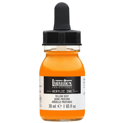 Tinta Acrílica Profesional Liquitex, frasco de 30 ml, Amarillo Intenso