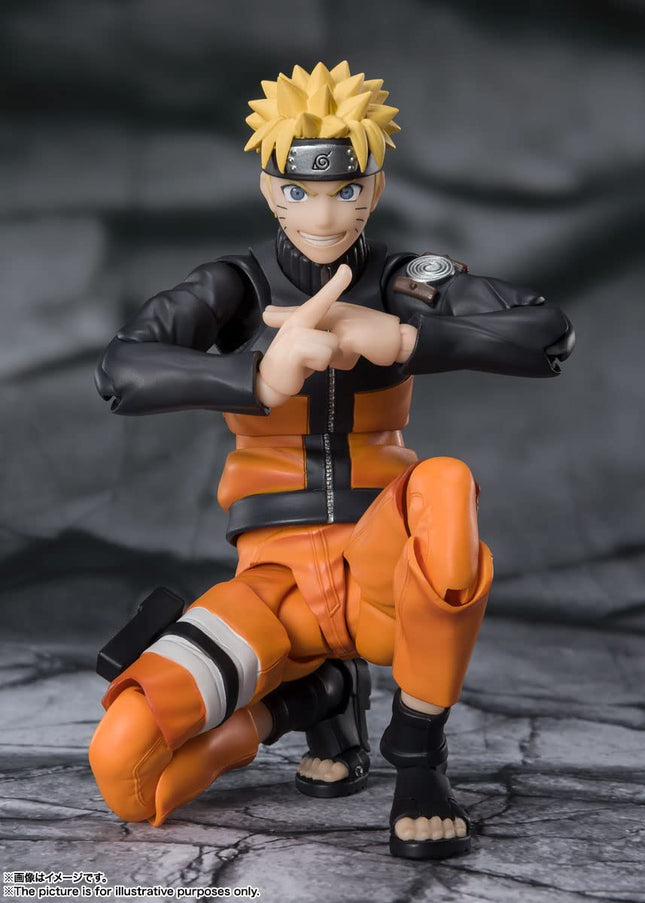 TAMASHII NATIONS - Naruto Shippuden - Naruto Uzumaki -El Jinchuriki Confiado con la Esperanza, Bandai Spirits S.H.Figuarts Figura de Acción