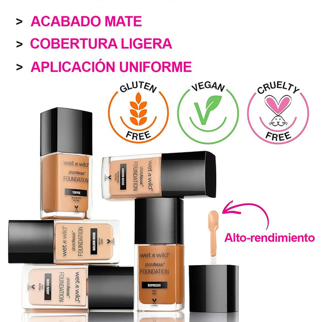 WET N WILD Photo Focus Foundation - Soft Beige