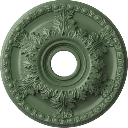 Ekena Millwork CM18GAAGF Granada Ceiling Medallion, Athenian Green