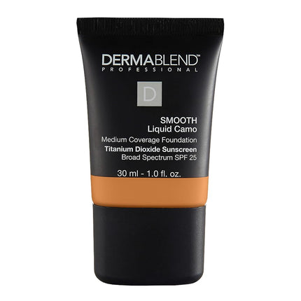 Dermablend Smooth Liquid Camo Foundation SPF 25-24 Hour Hydration - Buildable, Smoothing Coverage - Never Cakey Or Masky - Ideal For Normal, Dry, And Dehydrated Skin - 45W Honey - 30 ML