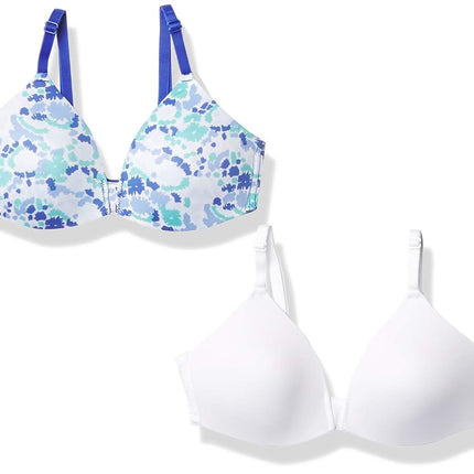 Hanes Girls' 2-Pack Molded Wirefree Bra - Gas - 32A