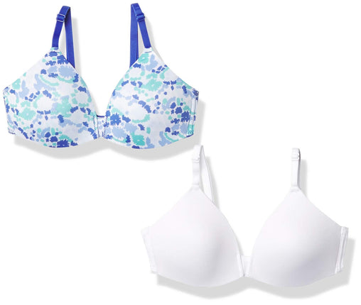 Hanes Girls' 2-Pack Molded Wirefree Bra - Gas - 32