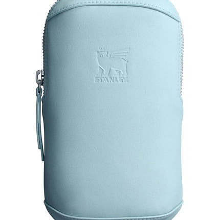 STANLEY Estuche Esencial para Botella Cruzado Max | Soporte para Teléfono, Cartera, Llaves para Botella de Agua | Bolsa de Accesorios de Piel Sintética para Correa de Transporte General | Accesorios para Vaso Térmico | Sin BPA | Verde Agua Marina