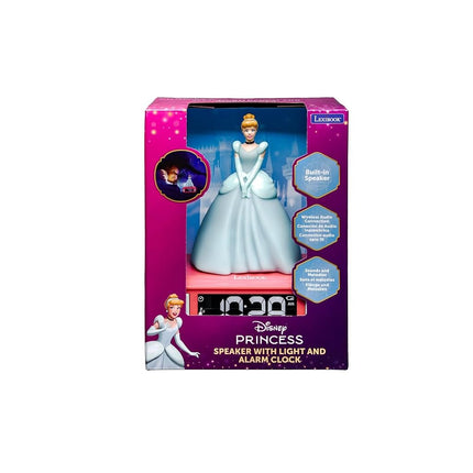 LEXIBOOK, Disney Princess Nightlight Alarm Clock, RL800DP