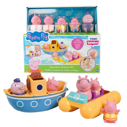 Tomy E73453 Toomies Boat Adventure Set with Peppa 