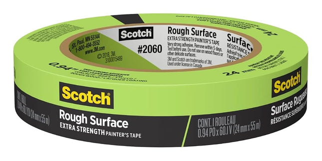 Scotchblue 20601A Masking Tape for Hard-to-Stick Surfaces - Green