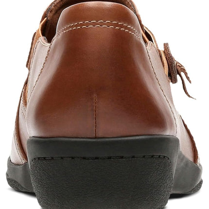 Clarks Women's Cheyn Madi Slip-On Loafer, Dark Brown Tumbled Leather, 3.5 UK