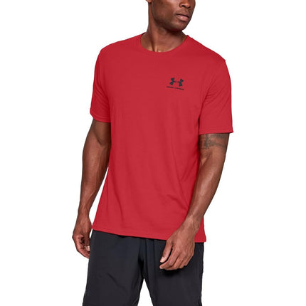 Under Armour mens Sportstyle Left Chest Short-Sleeve T-Shirt , Red (600)/Black , 3X-Large