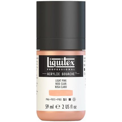Liquitex Gouache Acrylique Professionnelle Flacon de 59 ml, Rose Portrait Clair