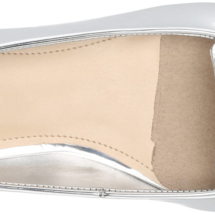 Nine West Women's LALLIN Ballet Flat, Silver 040, 6, Silver 040, 4.5 UK